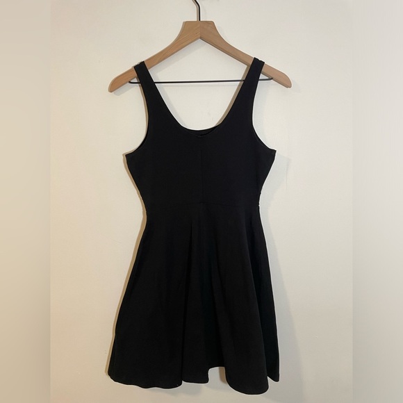 Express Aztec Sequin Sleeveless Fit & Flare A-Line Skater Dress Black Size Small - Picture 5 of 9